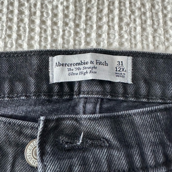 Abercrombie & Fitch Denim - Abercrombie & Fitch Dark Gray Ultra High Rise Jeans